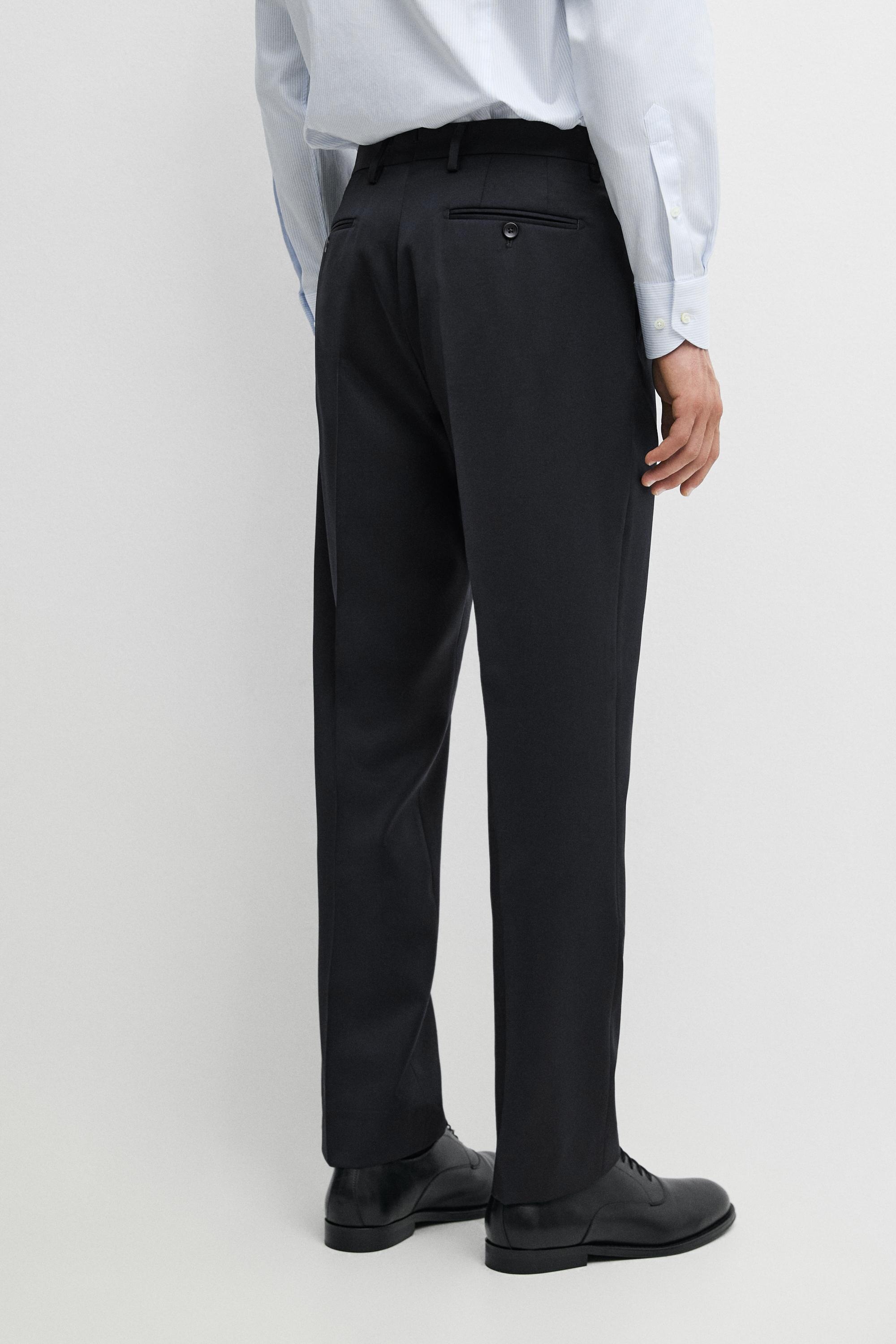 Cool wool suit pants
